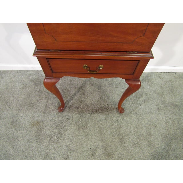 Henkel Harris Henkel Harris Solid Cherry Wine Chest For Sale - Image 4 of 14