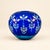1980s Fenton Favrene Satin Sunflower Blue Art Glass-Etched-Cobalt Vase, Limited Edition For Sale - Image 11 of 11