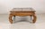 Vintage Chinese Low Kang Two-Tone Elm Coffee Table with Curved Legs For Sale - Image 4 of 18