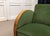 Wood Vintage Lounge Chair in Green Velvet, Sweden, 1930s For Sale - Image 7 of 13
