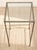 Vintage Glass Top Metal Bar Table For Sale - Image 4 of 11