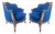 1920s Carved Walnut French Bergeres Armchairs Upholstered in Silk, a Pair For Sale