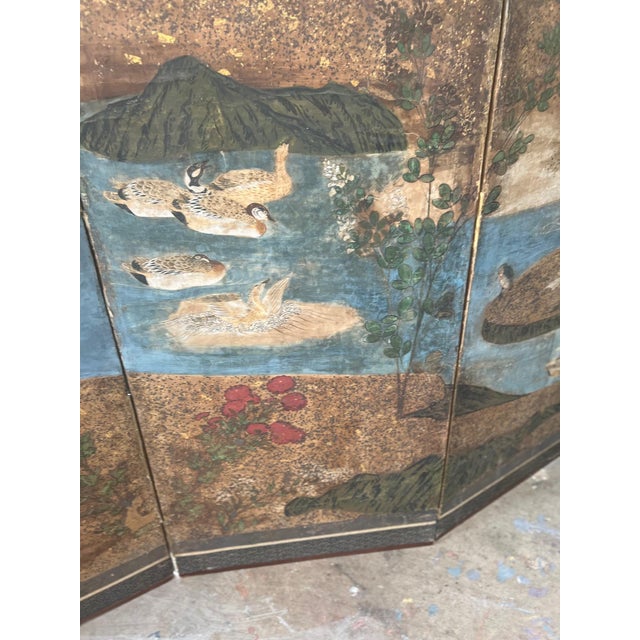 17th Century Japanese Screen, 17th Century, Kano Period For Sale - Image 5 of 11