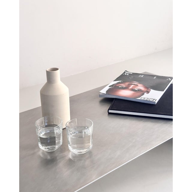 Contemporary Matted Aluminium Blackwood Coffee Table by Case Studios For Sale - Image 3 of 5