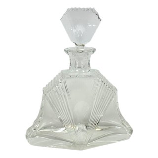 Art Deco Carafe from Pangratz Bleikristall, 1930s For Sale