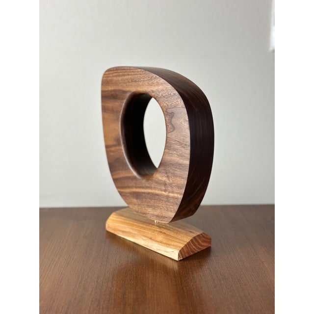 Mid-Century Modern Milwerk Mid-Century Modern Abstract Walnut & Oak Sculpture, 2023 For Sale - Image 3 of 7