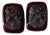 Vintage Carnelian Intaglio Gemstone-Pair For Sale