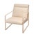 Hemingway Accent Chair, Cream Leather For Sale