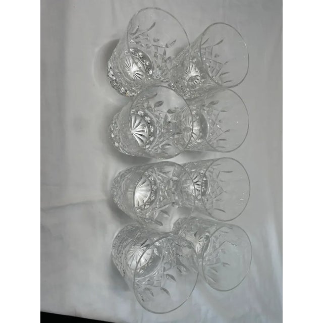Classic Lismore Waterford Crystal Double Old Fashioned Cocktail Glasses. Generous set of 8. Perfect for your evening...
