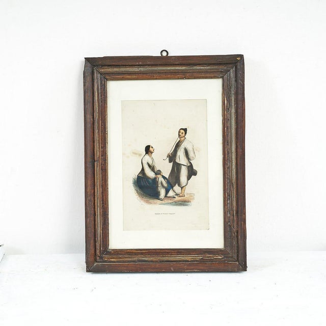 Auguste Walhem, Japanese Fisherman Family, 20th Century, Print For Sale - Image 5 of 5