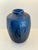 Glass Italian Blue Glass Vase by Richard Rooze For Sale - Image 7 of 11
