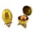 Vintage Brass Egg Boxes - Set of 3 For Sale