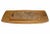 Large 18 inch Jens Quistgaard teak wood round corner rectangular hors d'ouevre charcuterie tray with outer border rim...