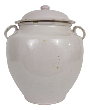 Pot with Vernisse White Confit