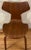 1960s Very Rare Set: Arne Jacobsen Grand Prix Teak Dining Set by Fritz Hansen — 3 Chairs + Matching Solid Teak Table (1964-1965, All Fh Stamped) For Sale - Image 5 of 16