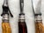 Late 19th Century Antique Carving Set With Stag Antler Handles - 3 pcs For Sale - Image 5 of 14