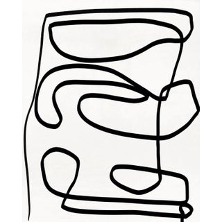 Minimalist Abstract Line Drawing For Sale