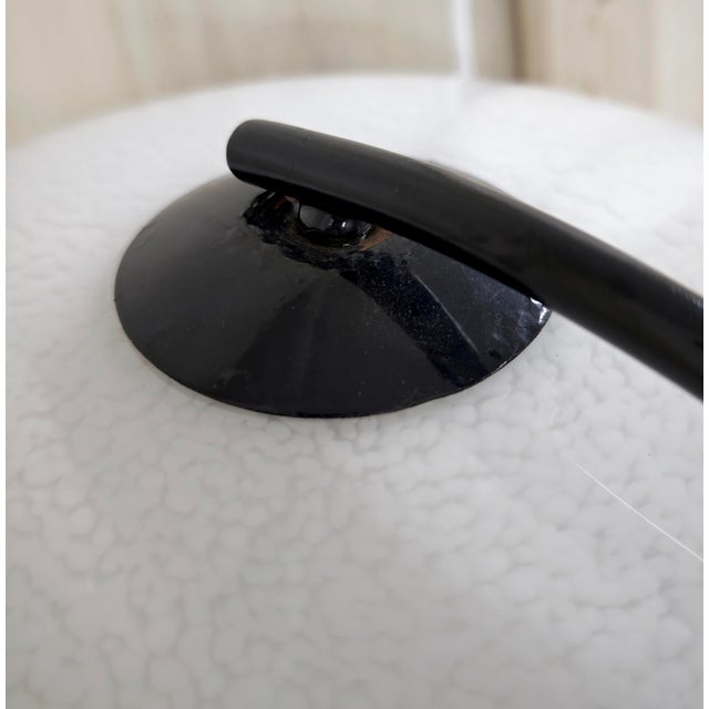 Table Lamp in Murano Glass and Black Metal, 1980s For Sale - Image 12 of 18