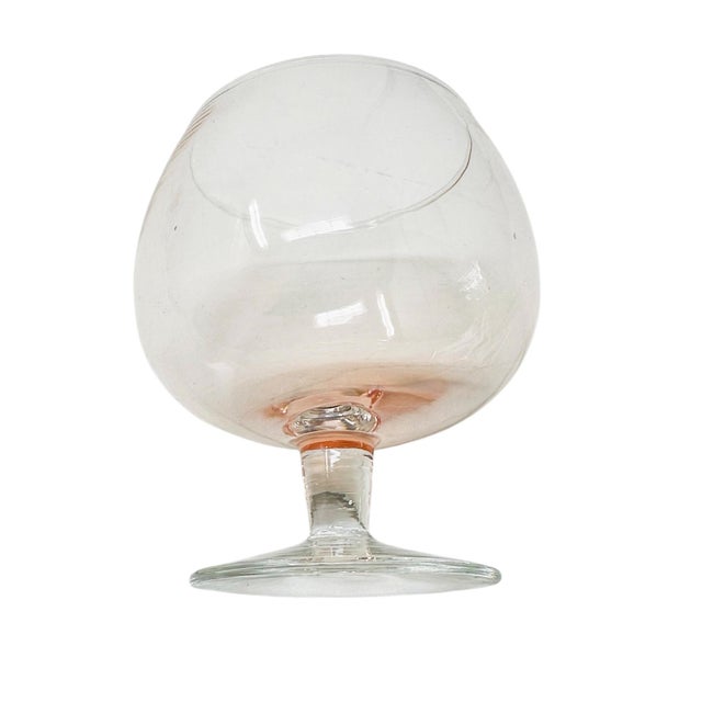 Sky Blue Mid-Century Modern Harlequin Miniature Brandy Snifters - Set of 6 For Sale - Image 8 of 9