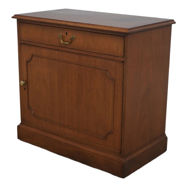 Kittinger Mahogany 1 Drawer Office Cabinet For Sale