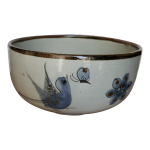 1990s Tonala Mexican Pottery Folk Art Bowl