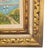 Pair Signed M. Clark Coastal Landscape Oil Paintings in Carved Gilt Frames 18.5" For Sale - Image 14 of 17