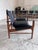 Mid-Century Modern Swedish Teak and Leather Sling Lounge Chairs - A Pair For Sale - Image 3 of 8