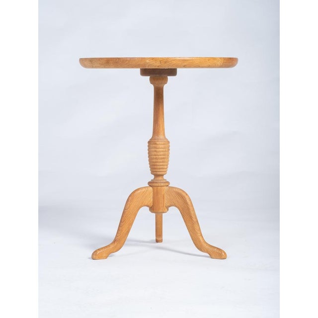 Vintage side table designed by cabinetmaker Anton Kildeberg in the 1950s produced at FK Møbler. The table is made from...