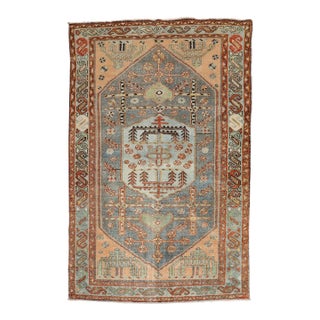 Early 20th Century Persian Malayer Rug - 3'8" x 4'10" For Sale