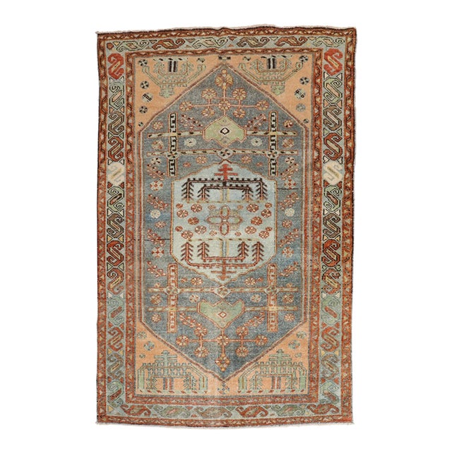Early 20th Century Persian Malayer Rug - 3'8" x 4'10" For Sale