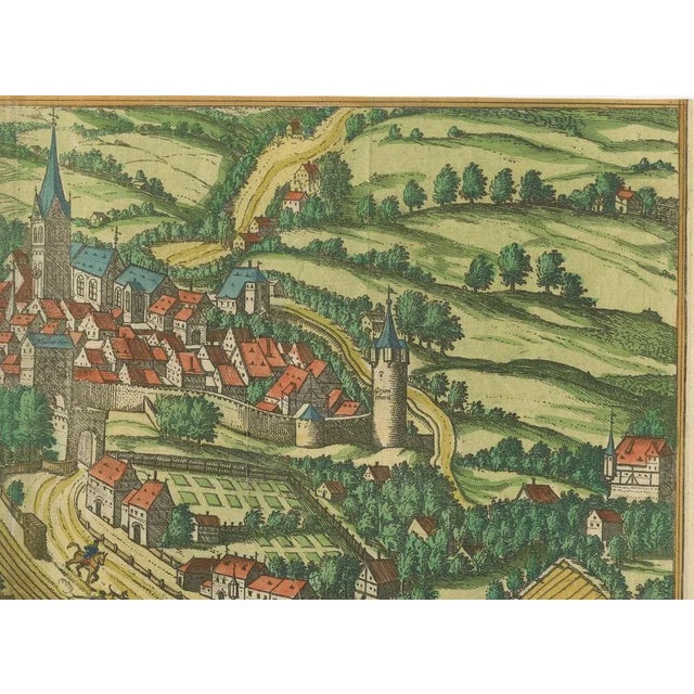 Braun & Hogenberg, St. Gallen and Its Monastery from Cities of the World, 1575, Engraving For Sale - Image 3 of 7