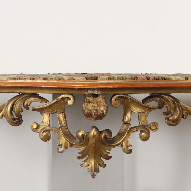 Antique Teardrop Console Table For Sale - Image 3 of 11