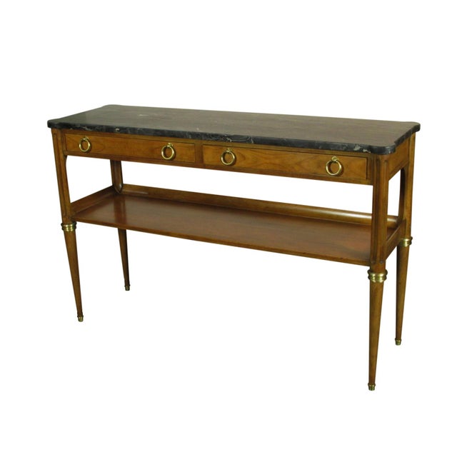 Neoclassical 1970s Neoclassical Console by Baker For Sale - Image 3 of 10