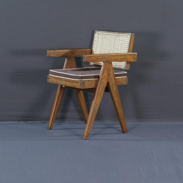 Vintage Chairs by Pierre Jeanneret, 1956, Set of 6 For Sale - Image 14 of 18