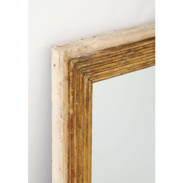 Late 19th Century French Reeded Gilt Mirror For Sale - Image 5 of 6