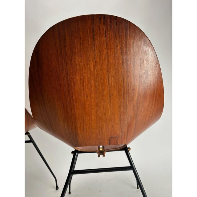 Mid-Century Modern Bent Plywood Chairs by Carlo Ratti, Italy, 1950s, Set of 4 For Sale - Image 14 of 18