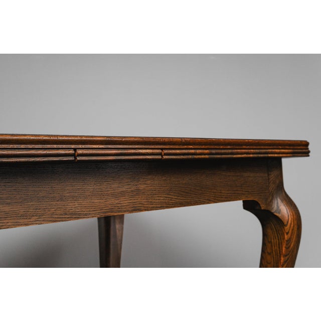 Extendable Dining Table in Oak For Sale - Image 11 of 18
