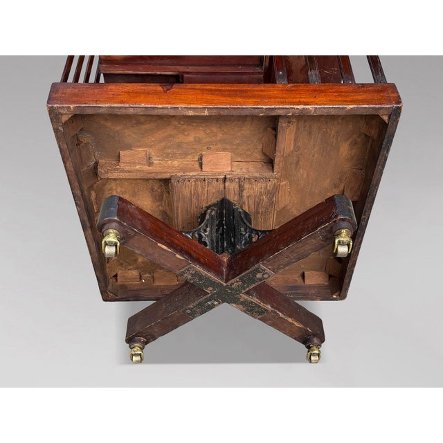 Wood 19th Century Victorian Mahogany Revolving Bookcase, 1880 For Sale - Image 7 of 10