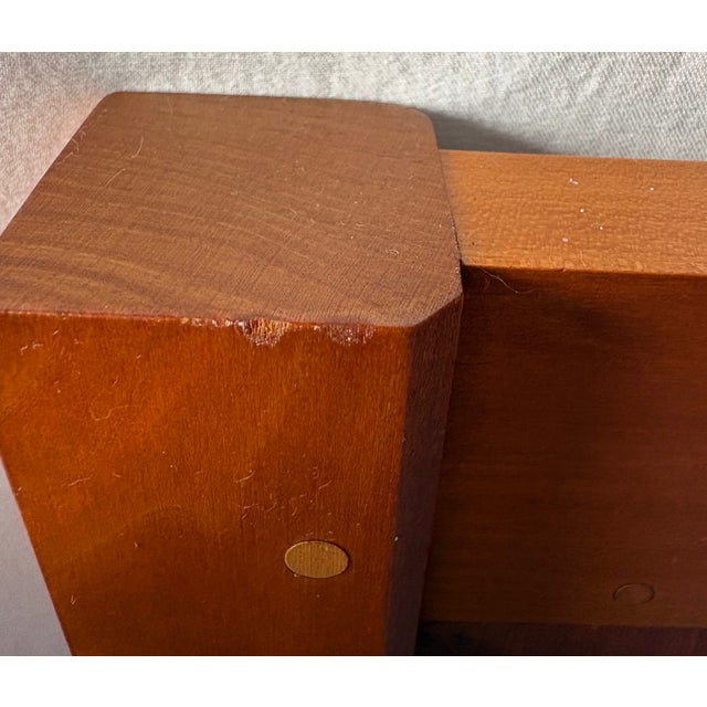 Vintage Thos Moser Shaker Cherry Queen Headboard For Sale - Image 11 of 13