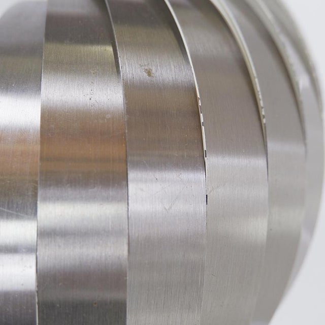 Metal Swelling Aluminium Sconce by Henri Mathieu, 1970s For Sale - Image 7 of 16