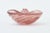 Seguso Vintage Murano Style Swirled Snail Glass Bowl With Gold Aventurine Pink, Raspberry For Sale - Image 4 of 10