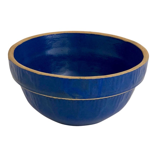 Clay City Pottery Vintage Crock Bowl Chairish