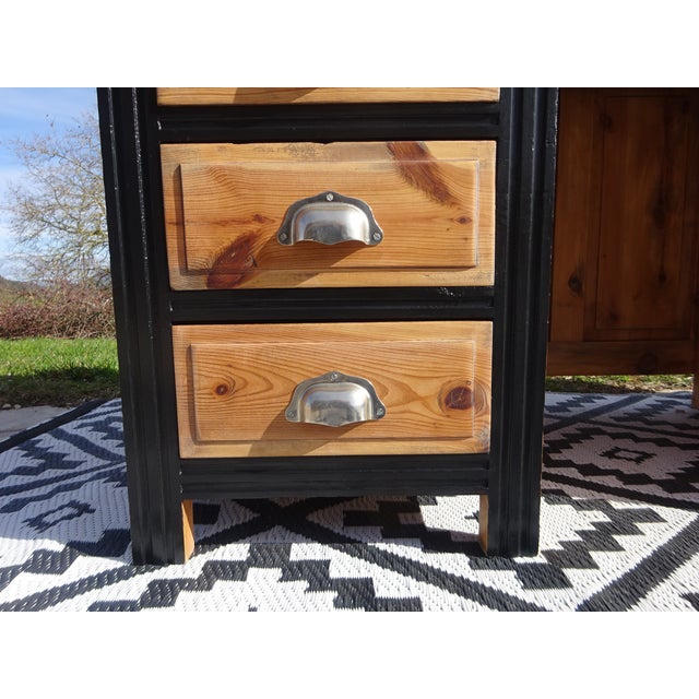 Vintage Desk in Pine, 1940s For Sale - Image 6 of 18