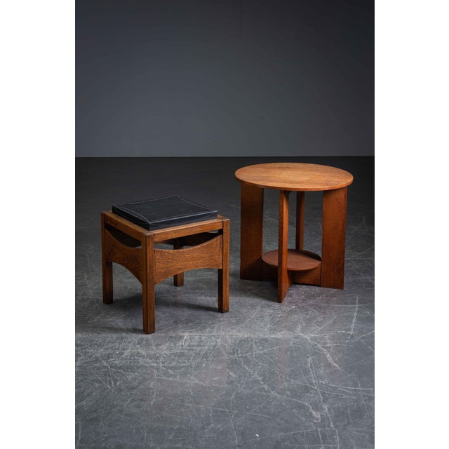 Brown Modernist Side Table or Stool, 1960s For Sale - Image 8 of 13