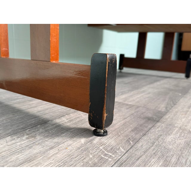 Mid-Century Italian Teak Desk with Chest of Drawers, 1960s For Sale - Image 11 of 17