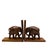 Vintage Hand-Carved Wooden Elephant Bookends, 1970s For Sale - Image 4 of 5