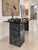 Contemporary Vintage Marble & Smoke Grey Glass Desk — One-of-a-Kind Studio Design For Sale - Image 3 of 6