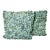 1980s Vintage Boho Chic Hollywood Regency Wool Decorative Pillows - A Pair For Sale