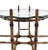 Vintage Mid Century Faux Bamboo Glass Top Side Table For Sale - Image 4 of 10