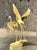 Late 20th Century Vintage Boho Brass Cranes For Sale - Image 5 of 10